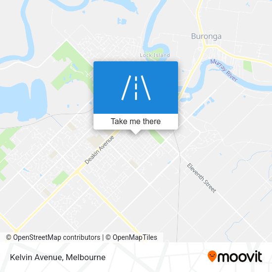 Kelvin Avenue map