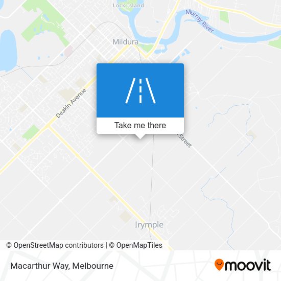 Macarthur Way map