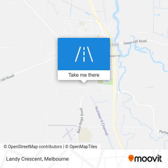 Landy Crescent map