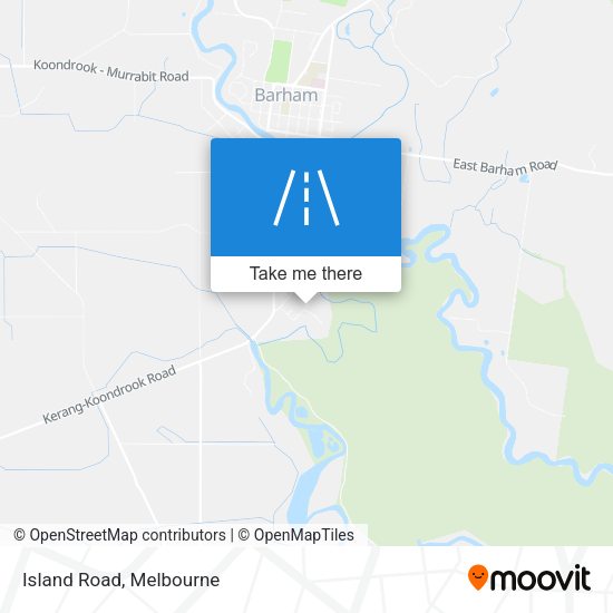 Island Road map