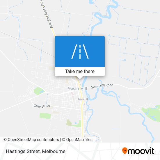 Hastings Street map