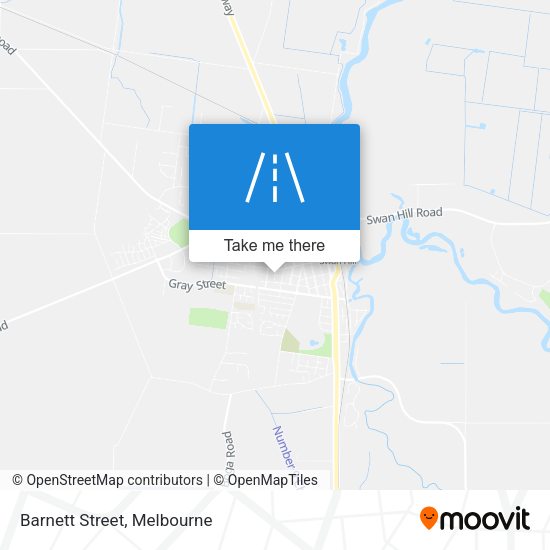 Barnett Street map