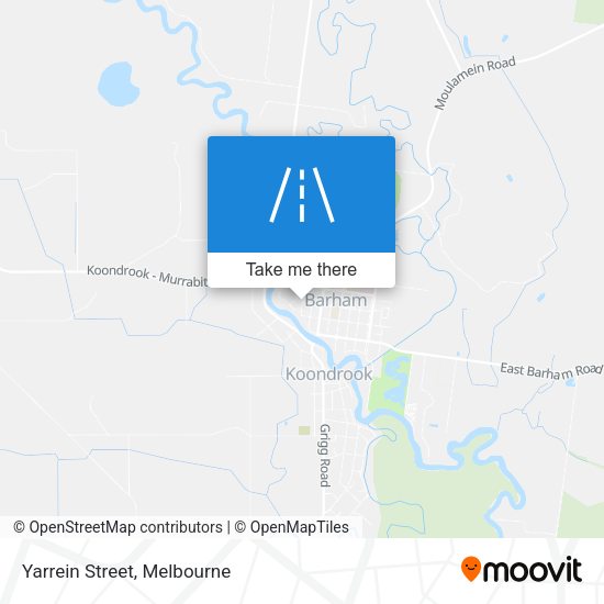 Yarrein Street map
