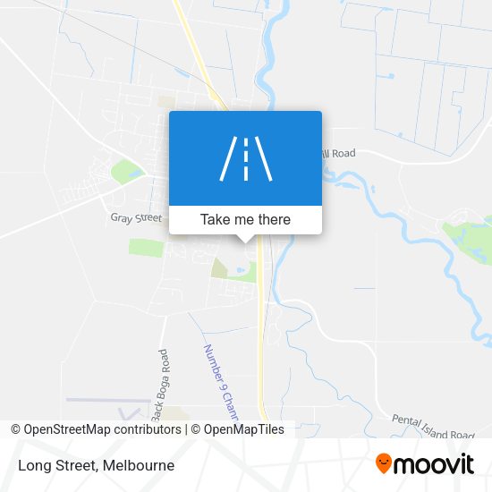 Long Street map