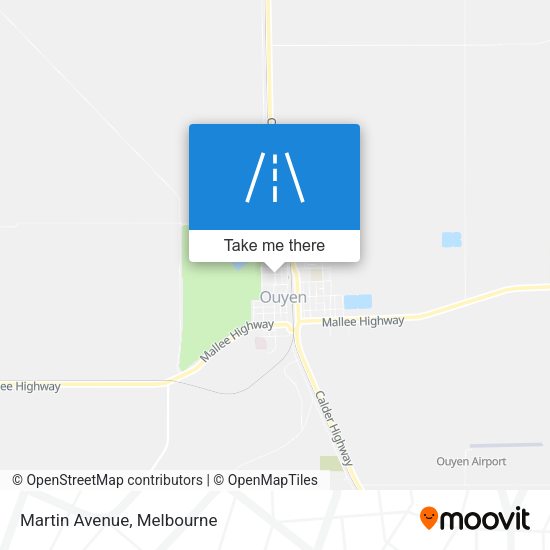 Martin Avenue map