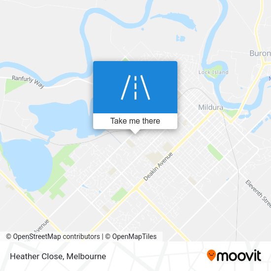 Heather Close map