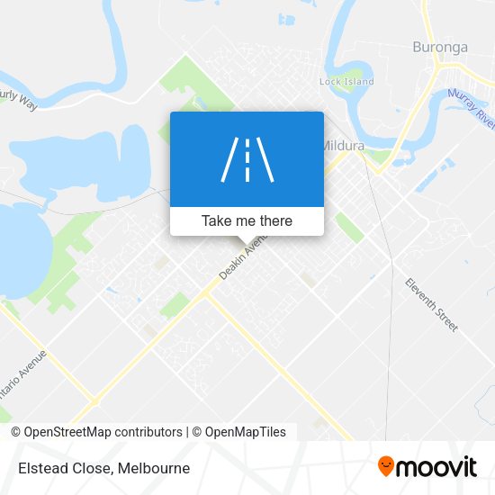 Elstead Close map