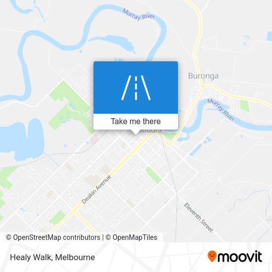 Healy Walk map