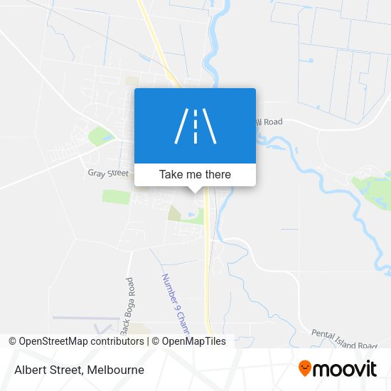Albert Street map