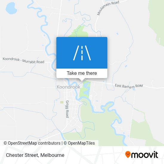 Chester Street map