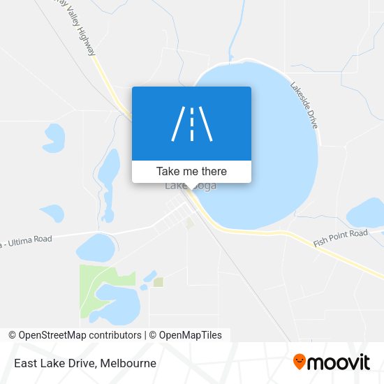 East Lake Drive map