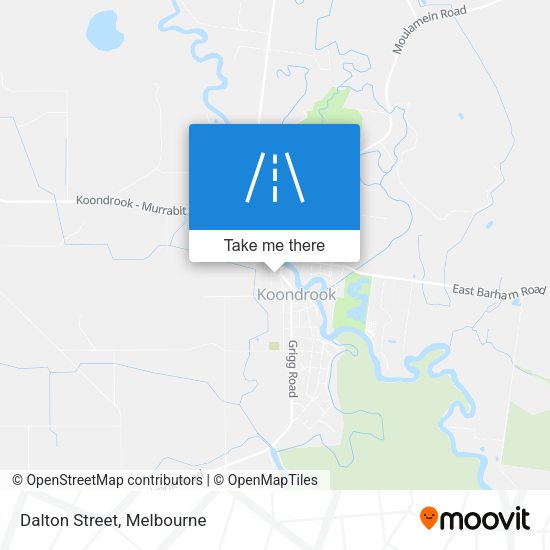 Dalton Street map