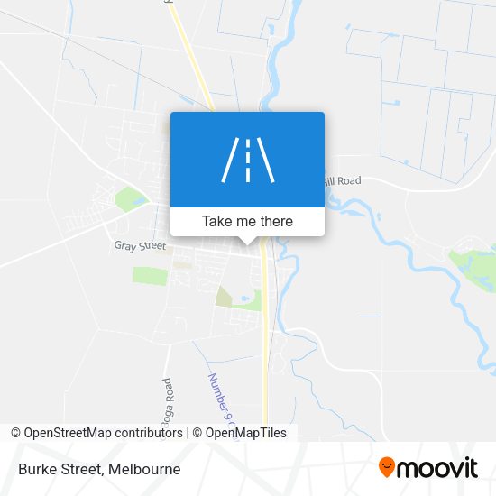 Burke Street map