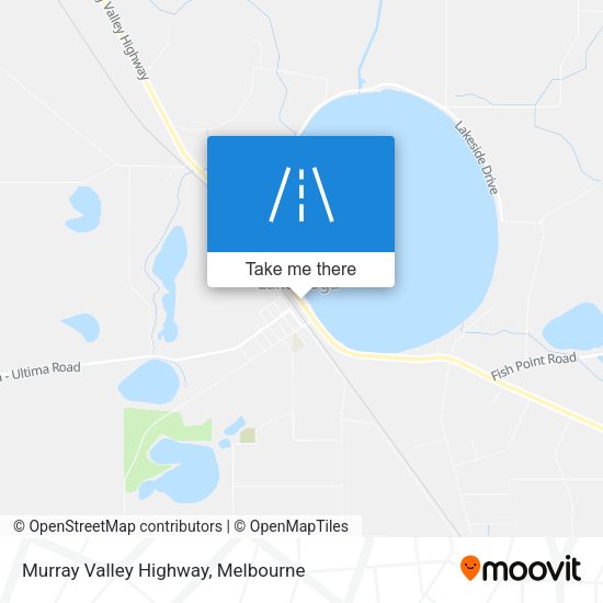 Murray Valley Highway map