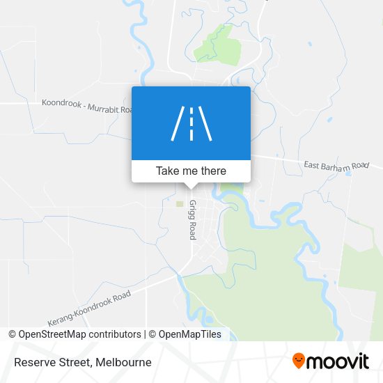 Reserve Street map