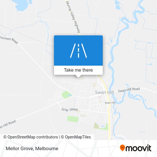 Mellor Grove map