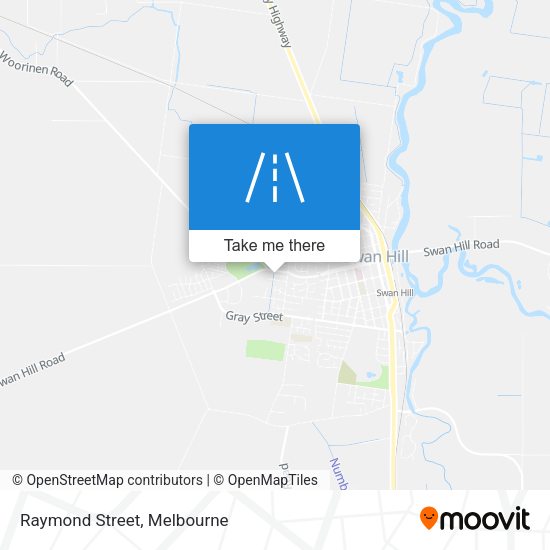 Raymond Street map