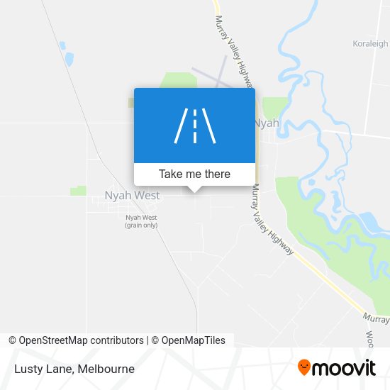 Lusty Lane map