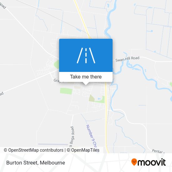 Burton Street map