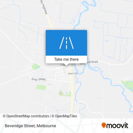 Beveridge Street map