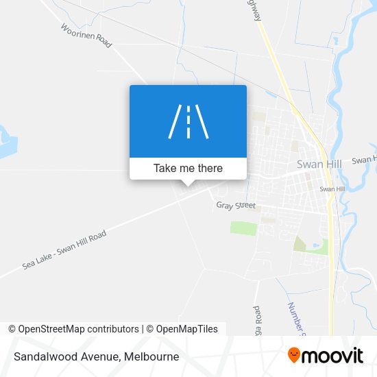 Sandalwood Avenue map