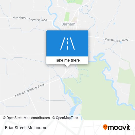 Briar Street map