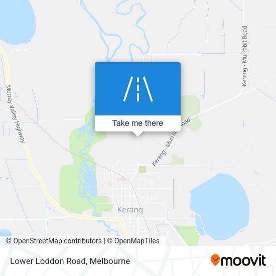 Lower Loddon Road map