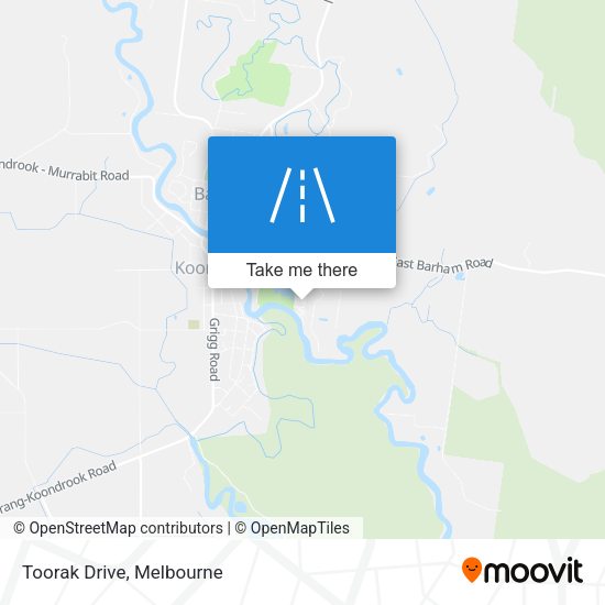 Toorak Drive map