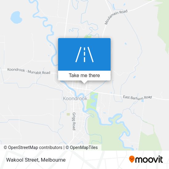 Wakool Street map