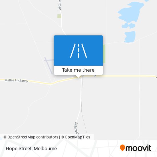 Hope Street map