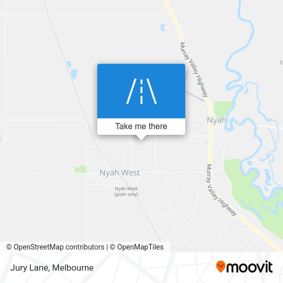 Jury Lane map