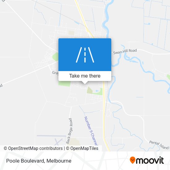 Poole Boulevard map