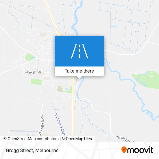 Gregg Street map
