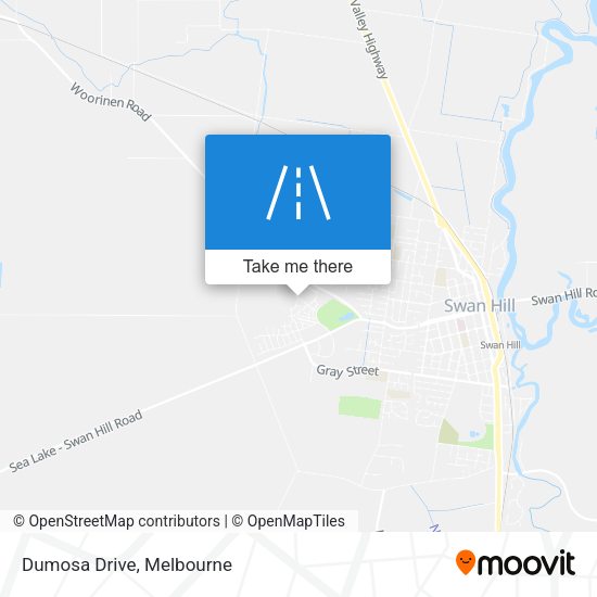 Dumosa Drive map