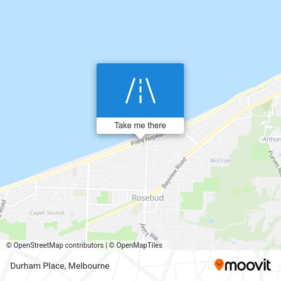 Durham Place map