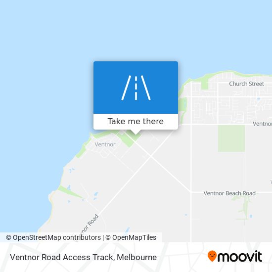 Ventnor Road Access Track map