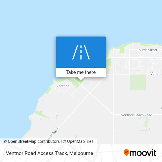 Mapa Ventnor Road Access Track
