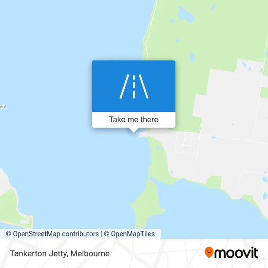 Mapa Tankerton Jetty