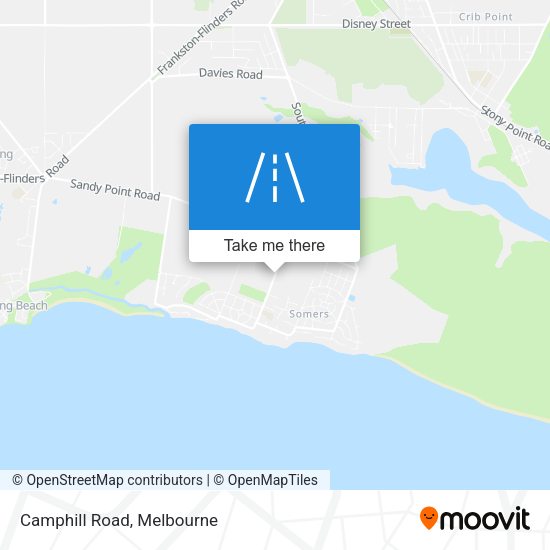 Camphill Road map