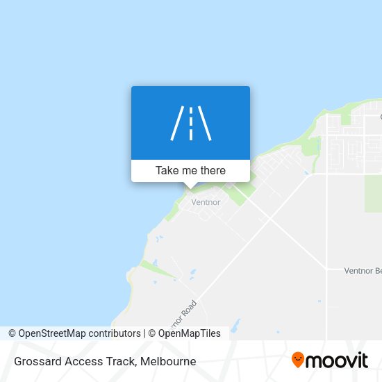 Grossard Access Track map