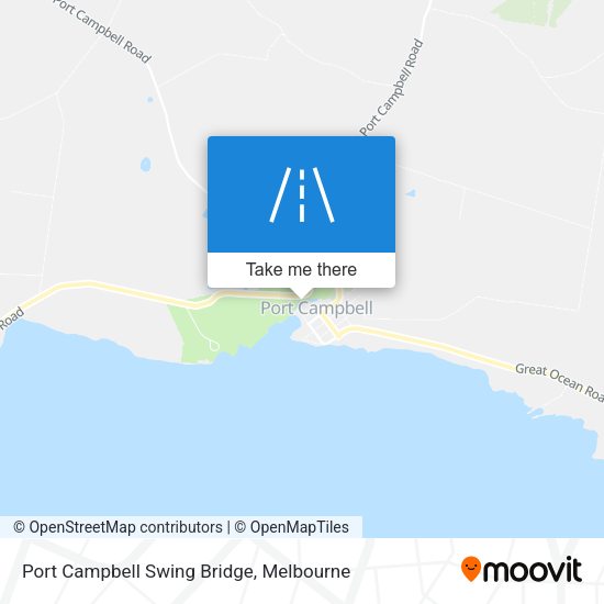 Port Campbell Swing Bridge map