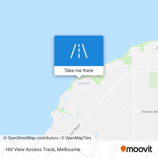 Hill View Access Track map