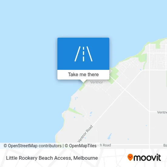 Mapa Little Rookery Beach Access