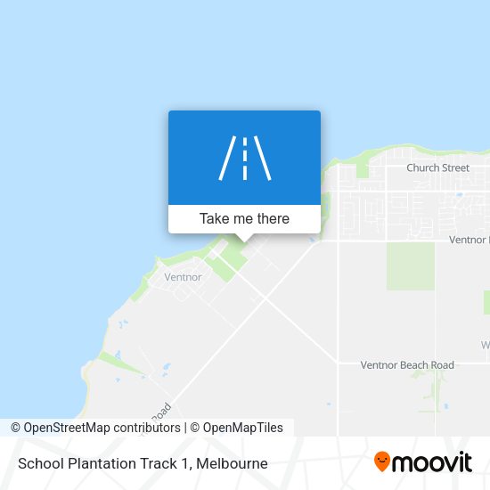 School Plantation Track 1 map
