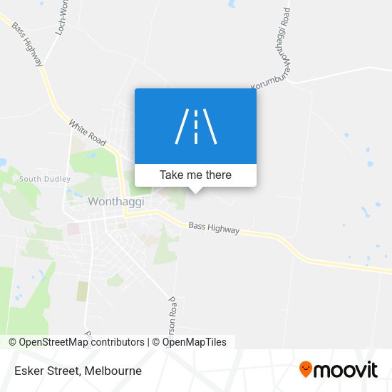 Esker Street map