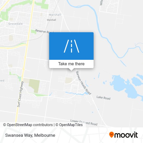 Swansea Way map