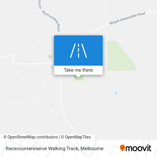 Racecoursereserve Walking Track map