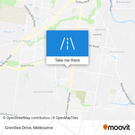 Grevillea Drive map