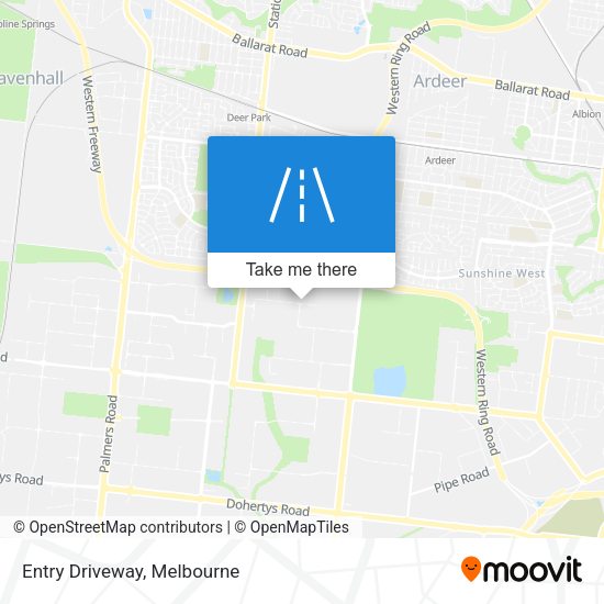 Entry Driveway map