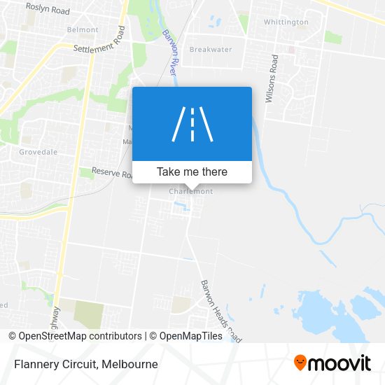 Flannery Circuit map